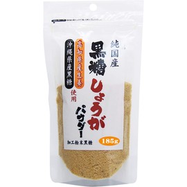 Ajigen Brown Sugar Ginger Powder (Pure Domestic), 6.5 oz (185 g)