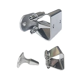 TuoP Marine Boat Door Stopper Retaining Catch and Holder for Boat RV Gate Cabinet Furniture, Wall Mount, 316 Stainless Steel, Heavy Duty,1-5/8" (Medium)