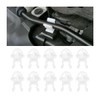 CGEAMDY 10 Pieces Bonnet Support Rod Clips, Bonnet Support Retaining