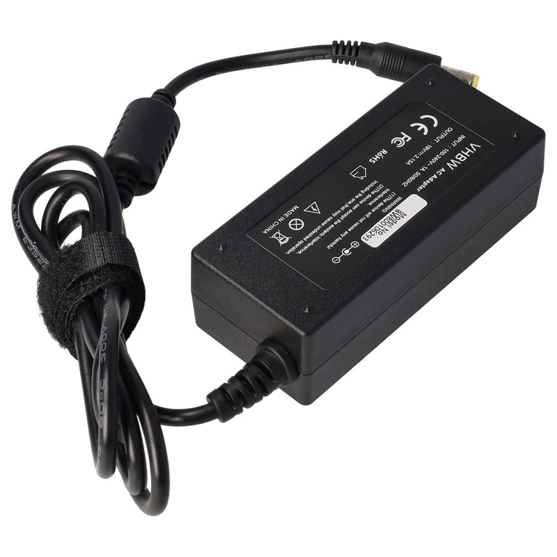 vhbw 40W Power Supply Compatible with Acer TravelMate P P257-M,