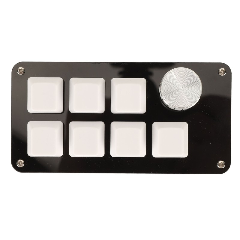 USB Mini 7 Key Keypad with Knob Custom Programming Hot