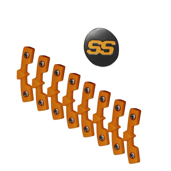RM Cart 12" Revenge Wheel Inserts - Orange (Set of