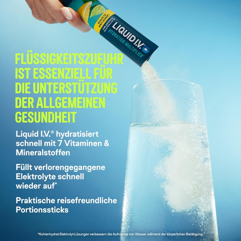 Liquid I.V.® Hydration Multiplier® Electrolyte Powder, Mix Pack (Lemon-Lime, Passion