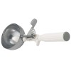 VOLLRATH 47139 Disher 3 1/8 in Bowl White #6 Scoop