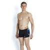 Speedo Men's X Placement Digital V Aquashorts-Black/Fluo Green/Deep Peri, Size