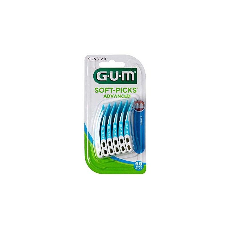 GUM Interdental Brushes, Black, Estándar, 60