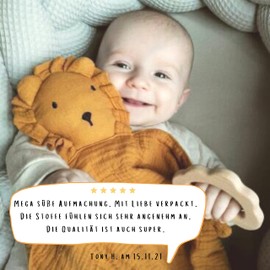 LILEJO Birth Gift - Cuddle Blanket and Teether - for Girls