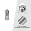 uxcell 10Pcs M5 x 12mm Slotted Cylindrical Pin 304 Stainless