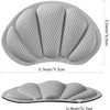 Huethy Back of Heel Cushion Pads, Adhesive Heel Grips Inserts