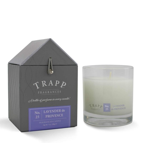 Trapp Candle No. 25 Lavender de Provence Candle, 7oz Candle, Signature Home Collection, 50 Hours – Designer Aromatherapy Candle, Calming Candle, Luxury Candle with Fragrant Scent
