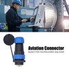 IP68 Waterproof Power Connector Male Female Square 4 Hole Aviation