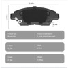 SUPLABEL Front Brake Pads HZ1394 for 09-20 Honda Fit, 11-15