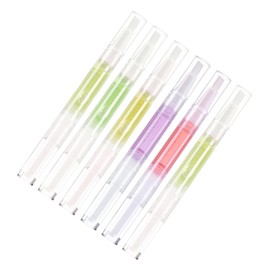 Ipetboom 6Pcs Cuticle Nourishing Oil Pen Nail Trimming Oil for Manicure Care for Nail Art Portable Compact Each Mixed Styles