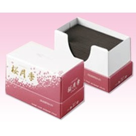 Tamashodo Incense Incense Incense, Low Smoke, Sakura Getsuki Ultra Short Size #6637
