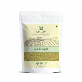 SAMYAM Natural Sidr/Jujube Powder - 500g Pack | Natural Hair and Body Cleanser, Herbal Soap