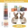 8 PCS Stacking Cups, Rabbit Stacking Cups, Stacking Cups for