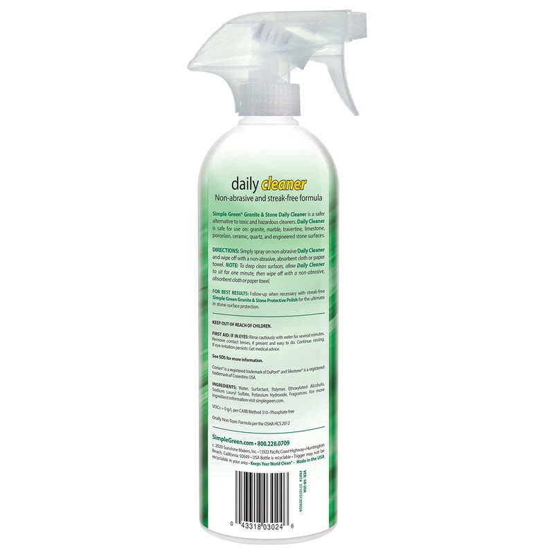 Simple Green Granite and Stone Cleaner - Daily Use -