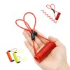 fKiZanthene 2Pcs Disc Lock Reminder Cable, 145 cm Retractable Motorcycle