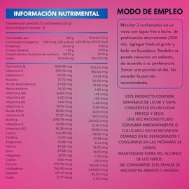 Suplemento alimenticio, proteína en polvo Nutri Raam (Fresa)