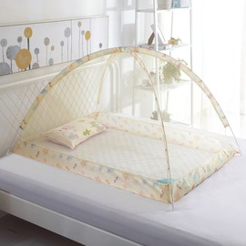 Crib Mosquito Net Breathable Crib Netting Canopy Universal Size Crib Tent Foldable Protection Mesh Net Cover Arched Crib Bug Netting Full Cover Easy Installation