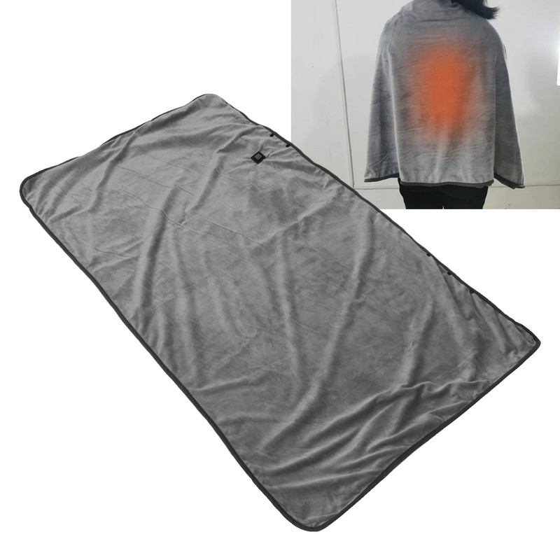 USB Heated Shawl 3 Temperature Adjustable Soft Comfortable Electric Heated