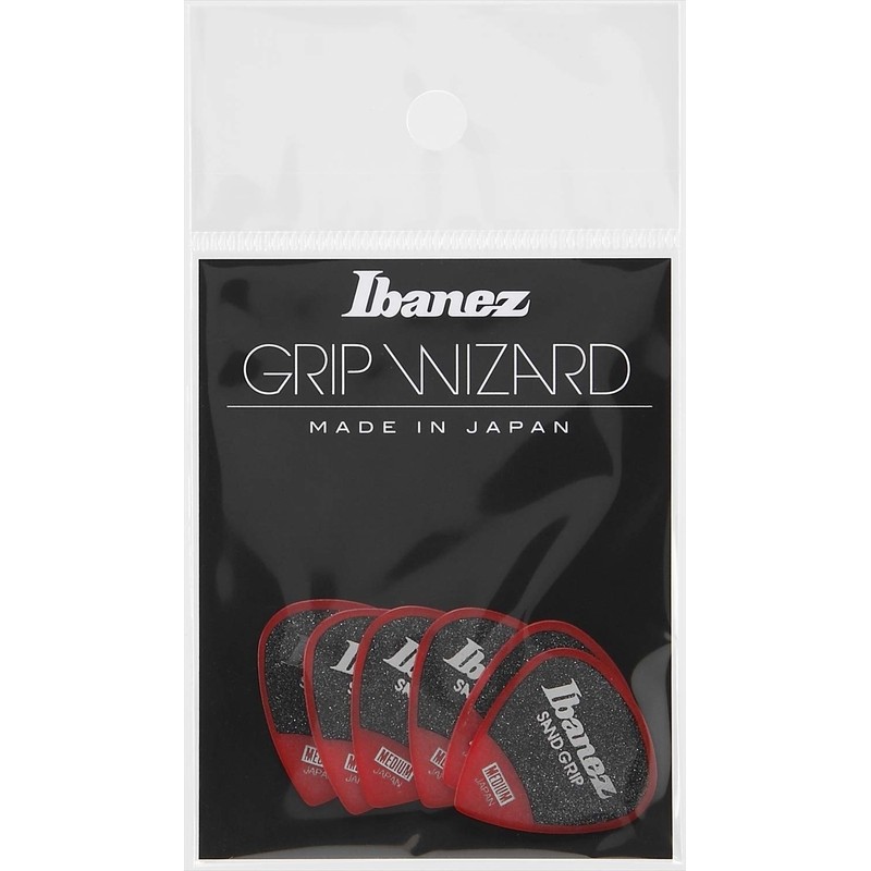 Ibanez Grip Wizard Series Sand Grip Pick PA16MSG-RD RED with