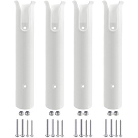 ISURE MARINE 4 soportes para caña de pescar / marco de caña de pescar portátil, ligero y duradero, piezas de repuesto con tornillos