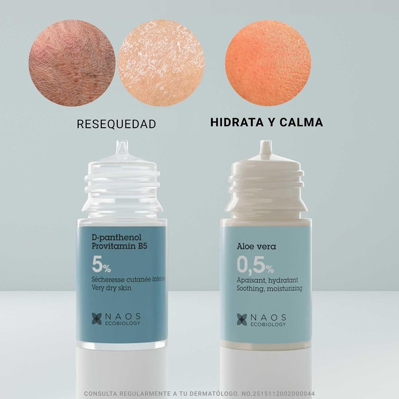 Etat Pur Aloe Vera 0.5%, Suero Hidratante Y Calmante, 15