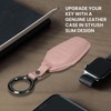 kwmobile Premium Leather Car Key Protective Case Compatible with BYD