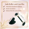 Énara Jade Roller & Gua Sha Set Dark Green –