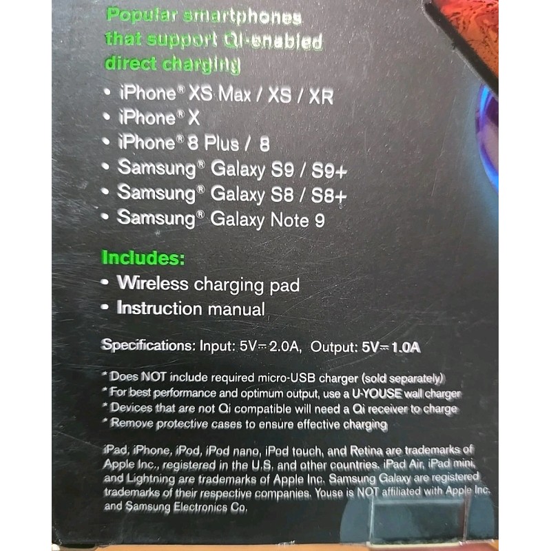 U YOUSE Youse Qu Wireless Charging Pad