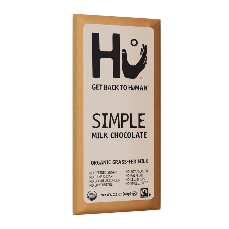 Hu Simple Milk Chocolate Bar, 2.1 Ounce Bar, 1 Count