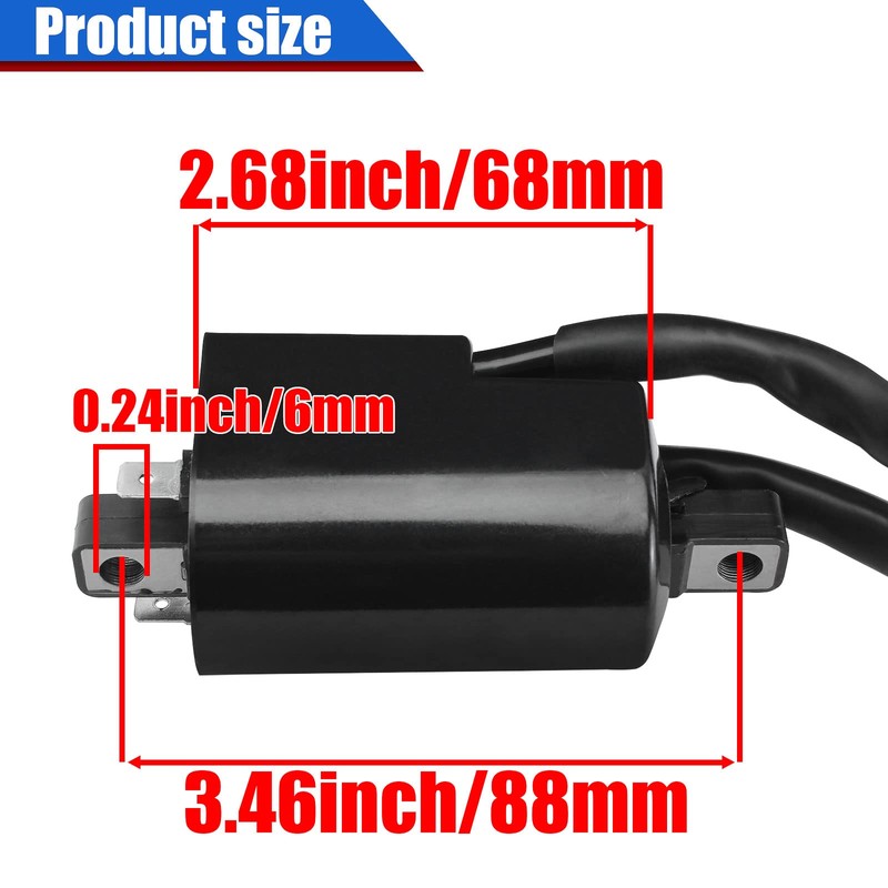 YOFMOO Ignition Coil Compatible with Yamaha Banshee YFZ 350 YFZ350
