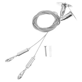 Operitacx 2pcs Picture Rail Hanging Kit Wire for Secure Photo Frame Display Versatile Hangers for Gallery Office Library Home Use