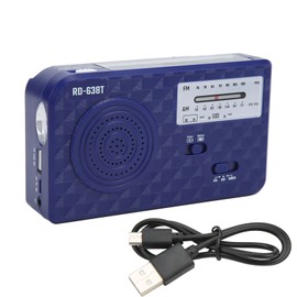 Hand Crank Solar Radio Multifunctional Emergency Radio With LED Flashlight for Outdoor Camping