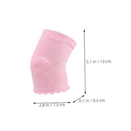FRCOLOR 2Pairs Gel Heel Socks Elbow Moisturizing Sleeves for Dry Cracked Heels Elastic Toeless Moisturizing Socks with Built Gel for Comfort and Skin Hydration