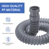 Oblectatio Double Sink Drain Kit - Flexible 1-1/2 & 1-1/4