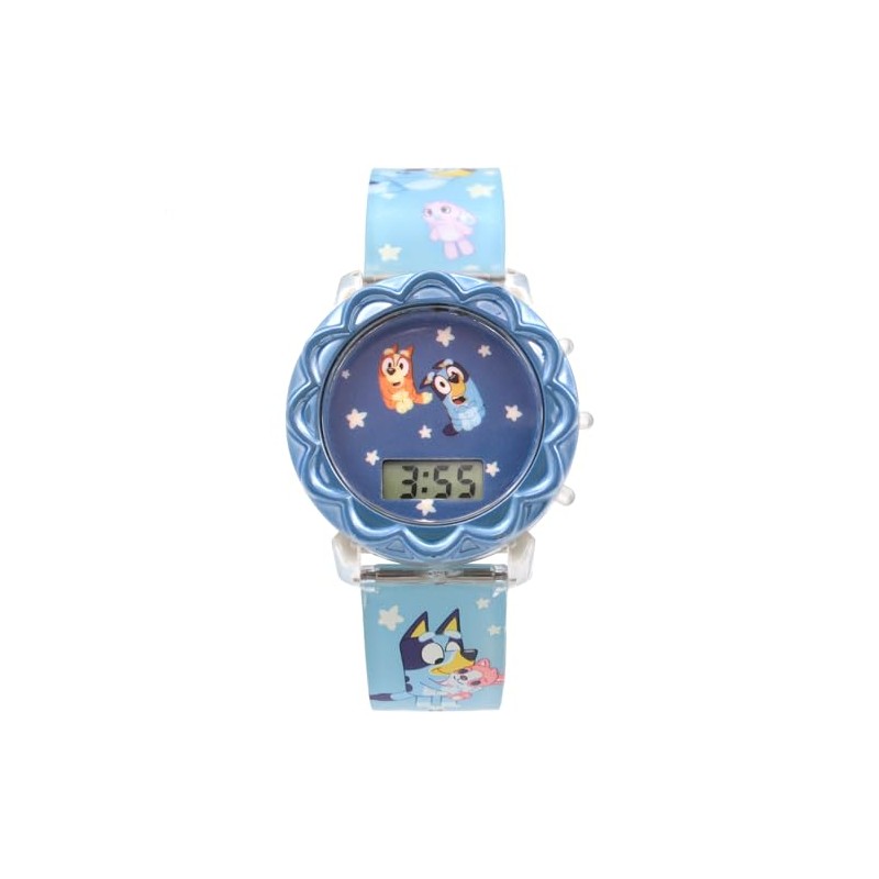 Bluey Kids LCD Flashing Digital Watch - Blue (BLY4046AC)