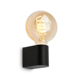 Briloner - Lampada a specchio da bagno IP44 resistente agli spruzzi, E27 max. 10W, lampada da bagno, lampada a specchio da bagno, lampada da bagno, lampada da parete da bagno, 4,5 x 8 x 9,5 cm, nero