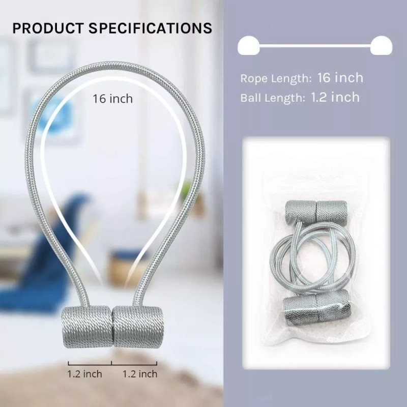 común (uso) 6 Estantes Magnéticos Para Cortinas