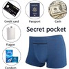 Pocket Underwear for Men with Secret Hidden Front Stash Pocket,