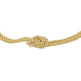 Vanbelle 18K Gold Plated Jewelry Double Chain Knot Big & Bold Bracelet for Women and Girls