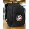 Florida State University Backpack FSU Logo Laptop Computer Bag (Black)