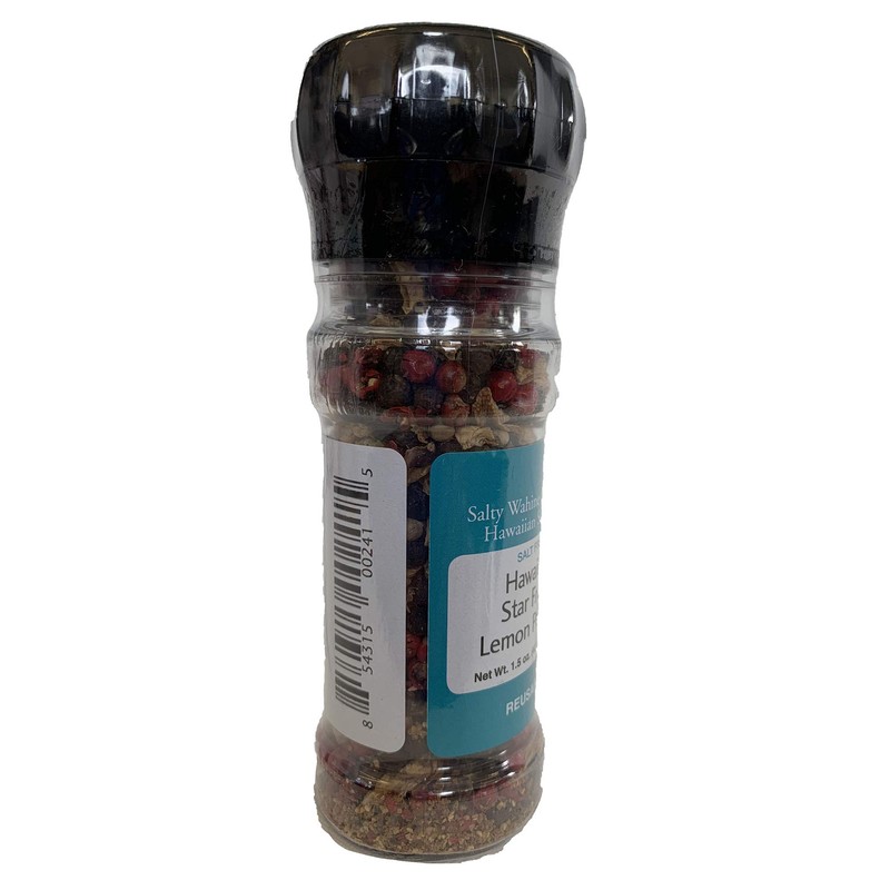 Salty Wahine Gourmet Hawaiian Sea Salts, Hawaiian Star Fruit, Lemon