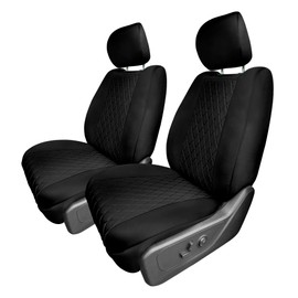 FH Group Custom Fit Car Seat Covers for 2019-2024 RAM 1500, Front Set Black Ultraflex Neoprene Waterproof Automotive Seat Covers, Tailor-Made Seat Covers for RAM Trucks