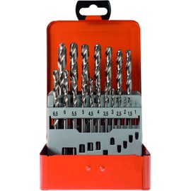 Projahn BASIC Spiralbohrer-Kassete 19-tlg. (Bohrerset, Bohrer, Spiralbohrer - je 1 Ø 1 bis 10 mm um 0,5 steigend) 60318