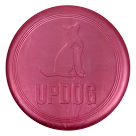 UpDog Products 6-inch Dog Frisbee Small, Lightweight and Durable Frisbee for Dogs Made in USA Bright Colored Frisbee Dog Toy (Pink Pearly)