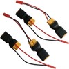 XT60 Male to Female Connectors with JST Female in-line Lipo