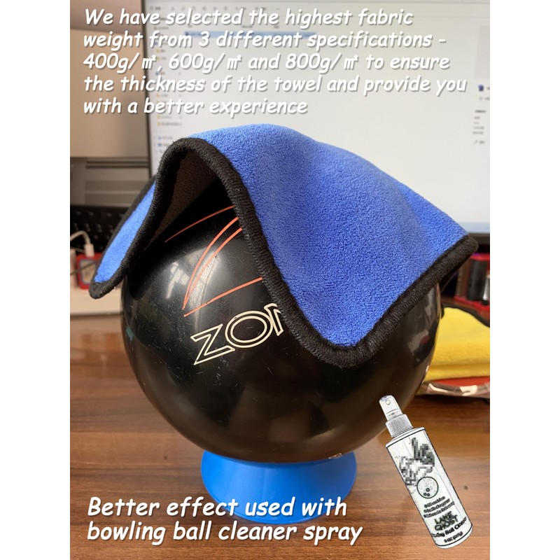 EESC2Y Bowling Ball Accessories Combos (Bowling Ball Towels, Abralon Pads,