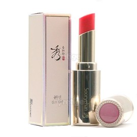 Beautiful Lotus Silk Lip Balm - Red/Pink / 수려한 연 실크 립밤 - 레드  핑크